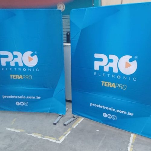 Backdrop de Ferro Desmontável
